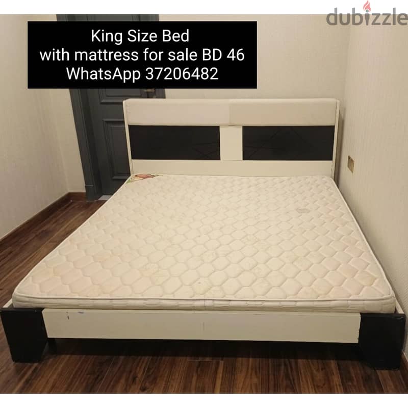 Tall 3 door wardrobe and other items for sale with Delivery fixing 14