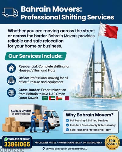 Professional Movers and Packers in Bahrain