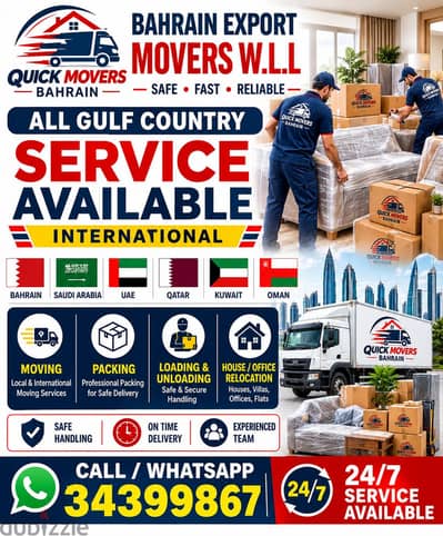 international Moving and Packing Furniture House Flat Villa Shifting