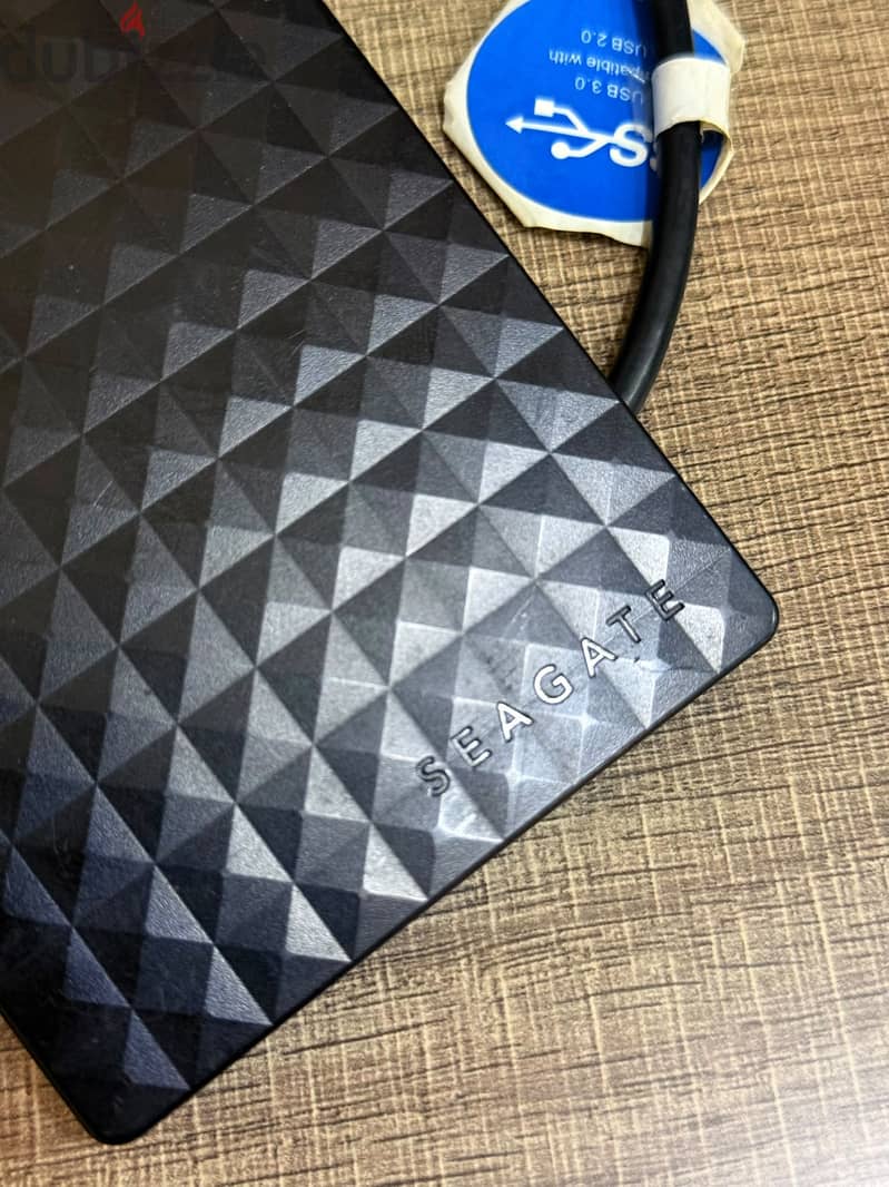 Seagate Portable Hard Drive 1TB For Sale Black 3