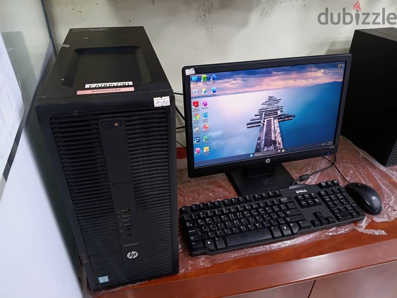 HP computer  Core i5 6th Gen DDR4 8GB/120 SSD HDD 19’’ Inch HD 2