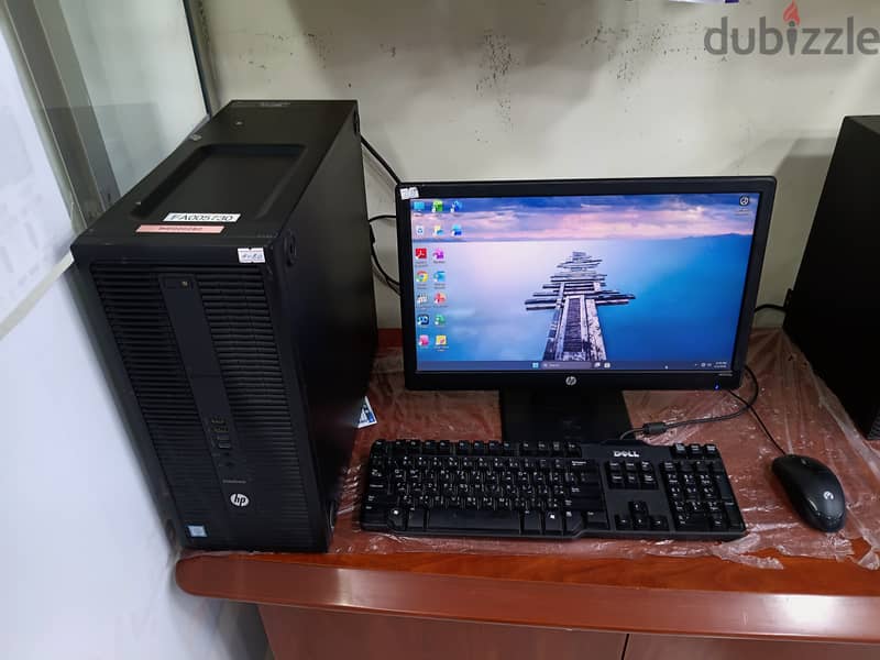 HP computer  Core i5 6th Gen DDR4 8GB/120 SSD HDD 19’’ Inch HD 5