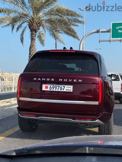 Luxury car number 699767
