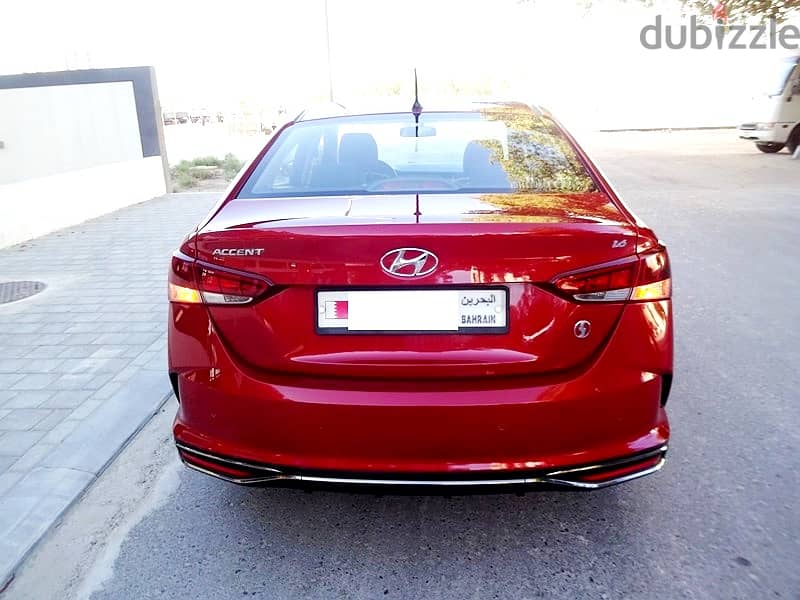 HYUNDAI ACCENT # 2021 # SINGLE USER # ZERO ACCIDENT # URGENT SALE 6