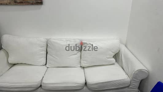 white ikea sofa 2 sets