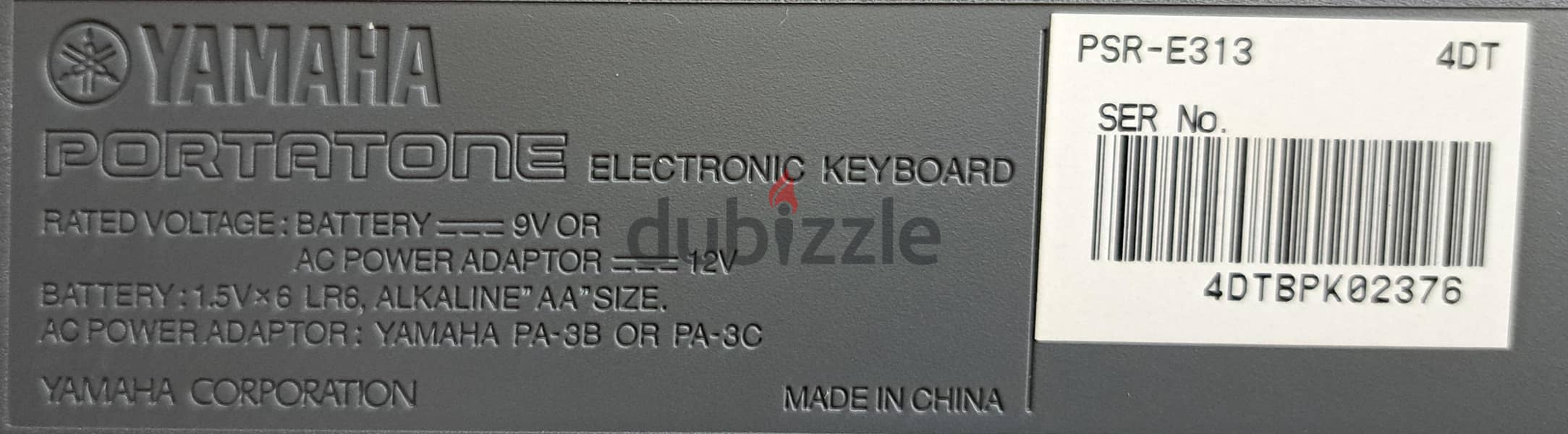 The Yamaha PSR-E313 is a 61-key entry-level portable digital keyboard 5