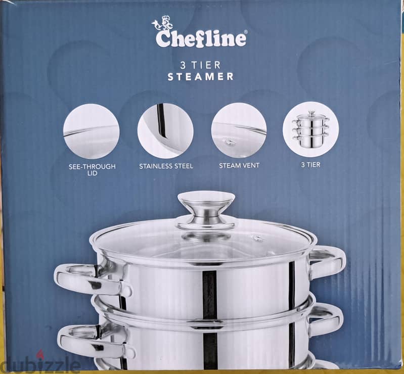 The steamer was used once. 3