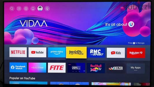 I KON VIDDA 50"4K ANDROID NEW CONDITION