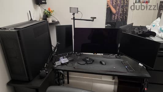Streaming Setup dual setup Gaming PC