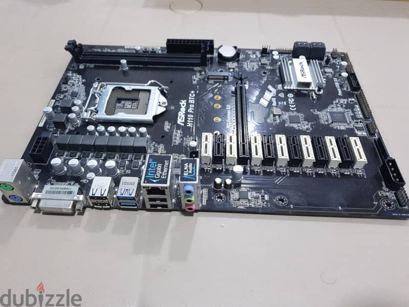 Asrock H110 pro BTC+ motherboard 1