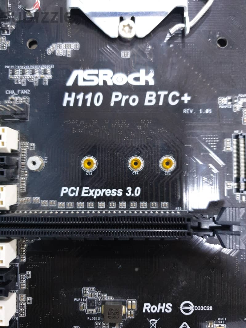 Asrock H110 pro BTC+ motherboard 2