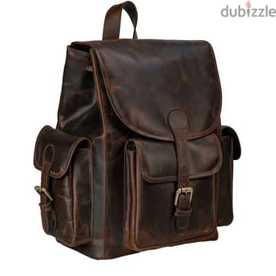 leather back pack