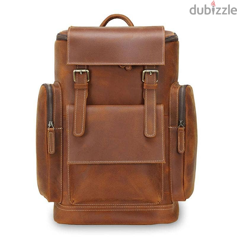 leather back pack 3