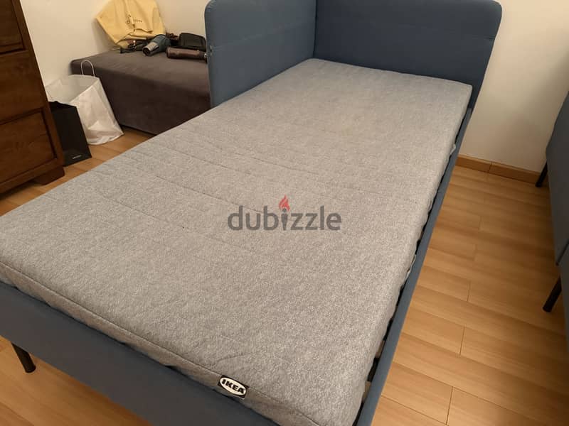New single bed with mattress 35 BHD final 2