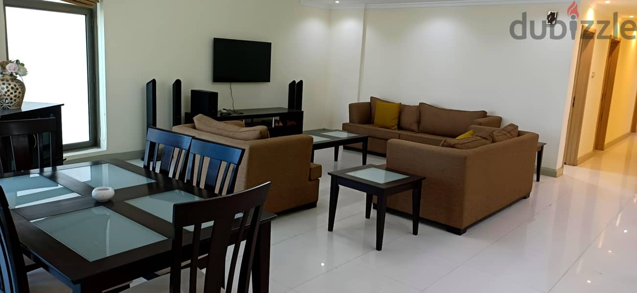 Spacious 3BHK Furnished Apartment with Maid Room in Seef | BD 480 2