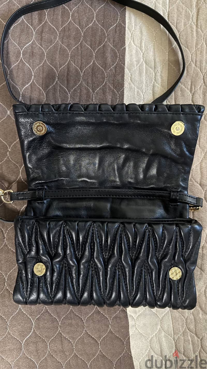 Miu Miu Matelassé Nappa Leather Flap Shoulder Bag in new condition 2