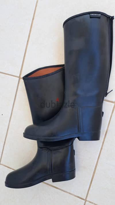 kids horse riding boots size 30 unused