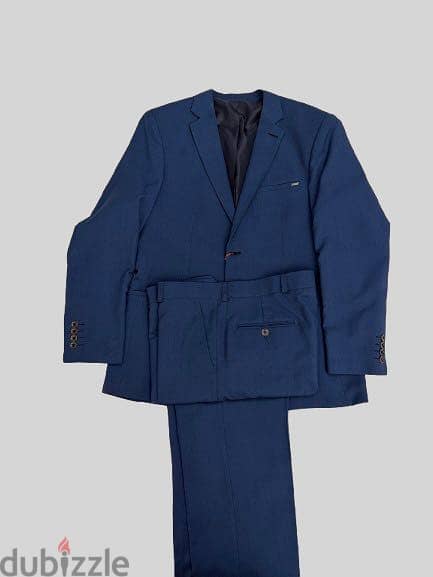 Alberto Ferretti- Men’s Classic Modern-Fit Two-Piece Blue Suit 2