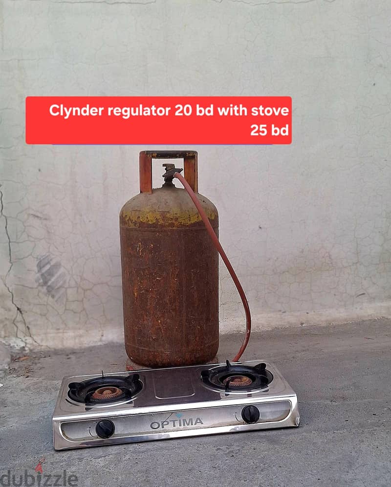 free delivery Clynder regulator 20 each with stove 25 msg 3670 8372 1