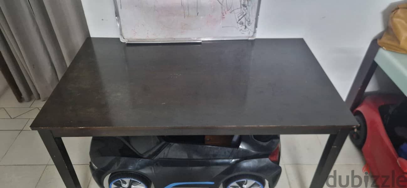 dining table and 3 chairs plus white board all 10bd 1