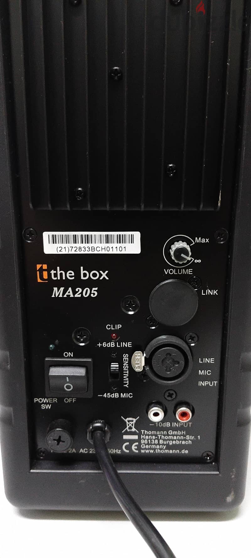T THE BOX MA205 MONITOR 2WAY STAGE BY THOMANN 3