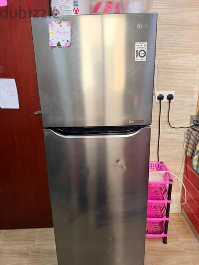 Urgent Sale - LG Double Door Fridge, Smart Inverter - Adliya