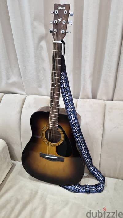 YAMAHA F310 Acoustic Guitar 4/4 Size, Tobacco Brown Sunburst