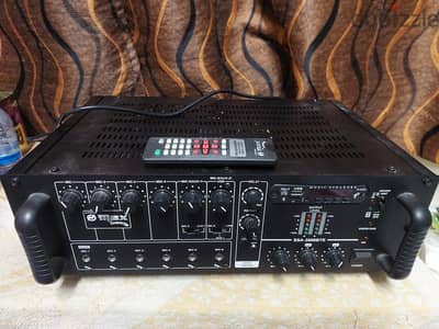 MAX X300 W amplifier Remote and boss woofer boss speaker and Bluetooth