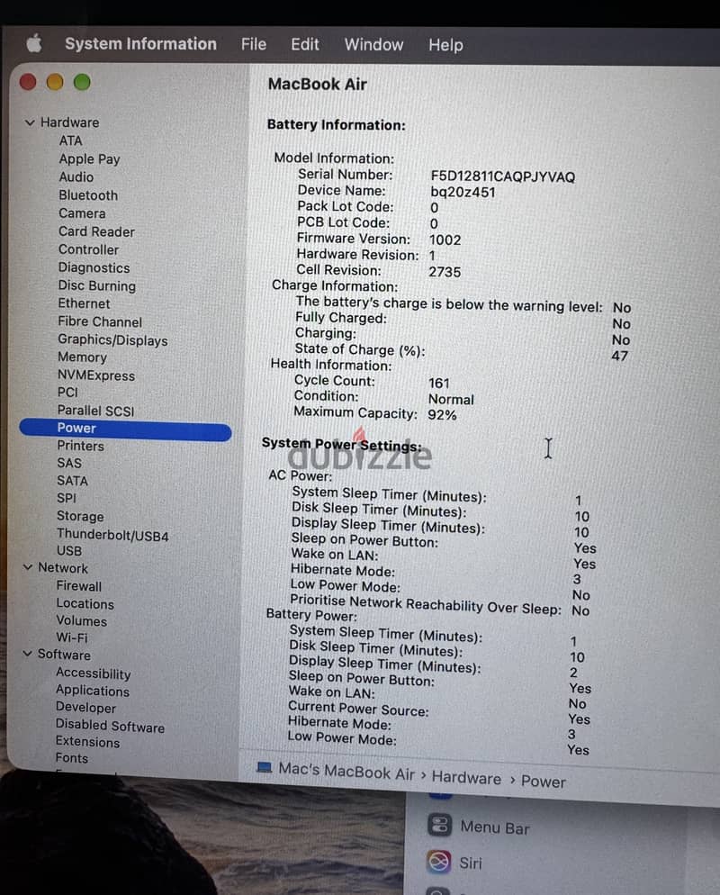 Macbook Air 13" M1 5