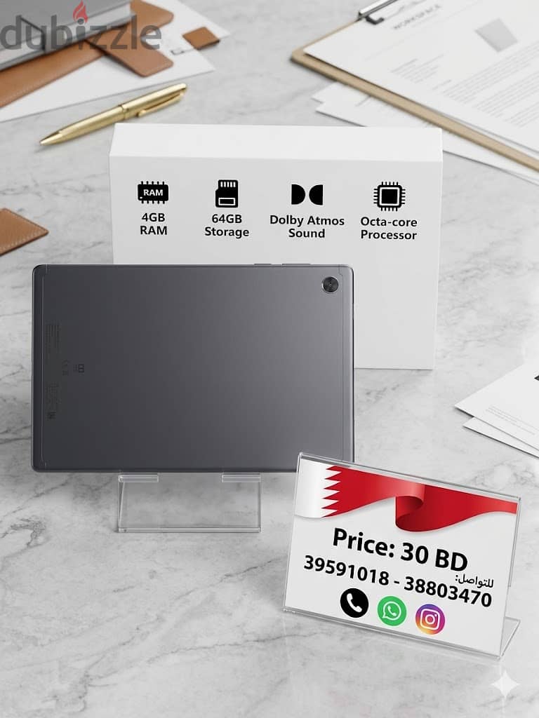 لينوفو تابلت -39591018Lenovo Tab M10 HD Model Lenovo TB-X306V 4Gb 64GB 6