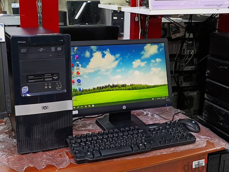 HP Computer Set Intel Core 2 3GB/160GB HDD 19’’ Monitor 23 BD Only 4