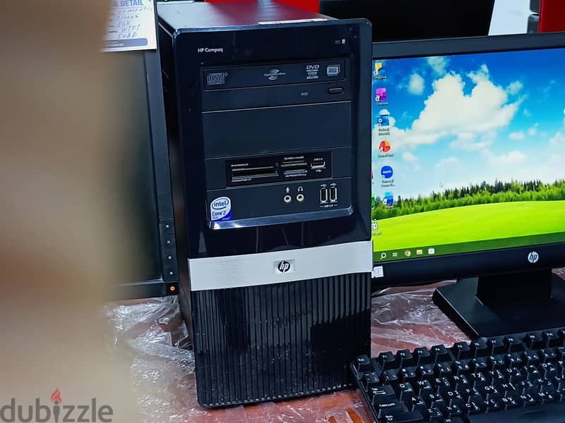 HP Computer Set Intel Core 2 3GB/160GB HDD 19’’ Monitor 23 BD Only 6