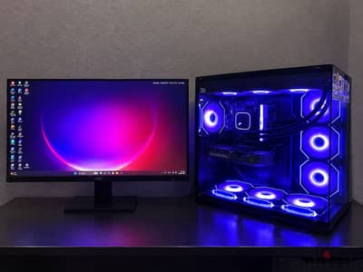 للبيع PC Gaming  فخم ومتكامل مع شاشة 200Hz (شبه جديد- استخدام شهرين!)