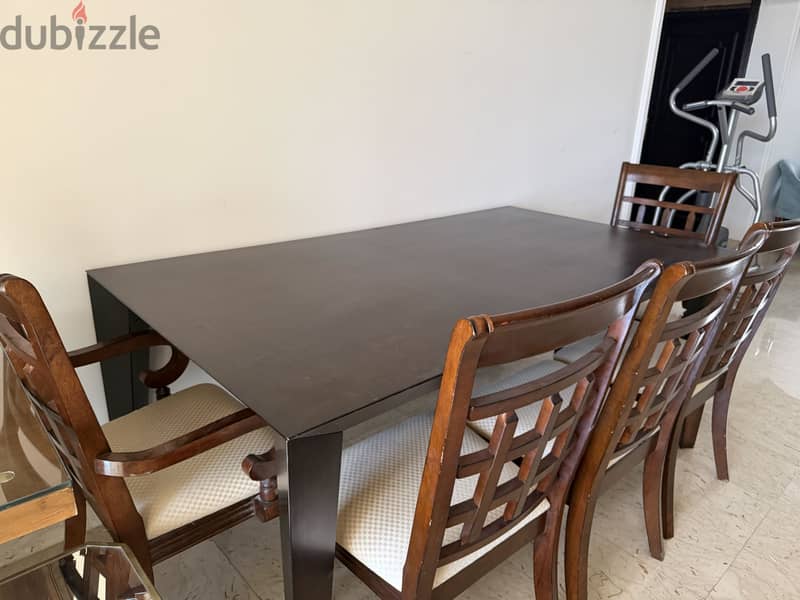 Dining table with 5 chairs 65 BHD 1