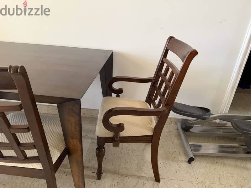 Dining table with 5 chairs 65 BHD 3
