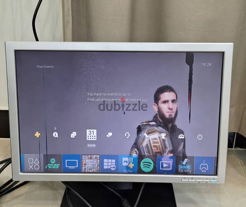 ps4 slim + dell monitor + 2 original controller and gaming headphone 7