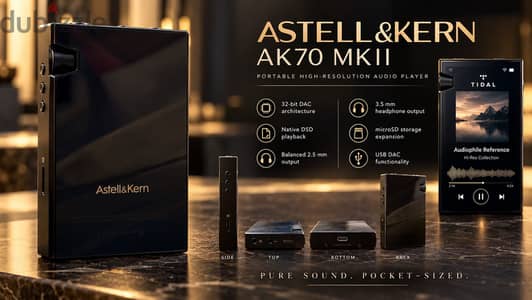 Astell&Kern AK70 MKII – Premium Hi-Res Audiophile Music Player