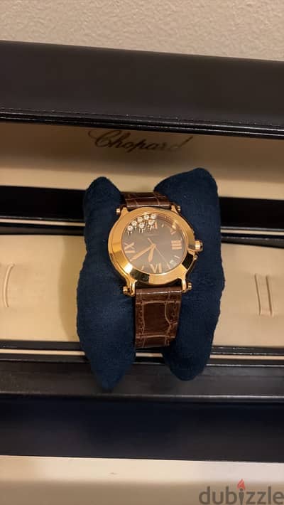 Chopard happy diamond floating 7diamonds,18k full gold