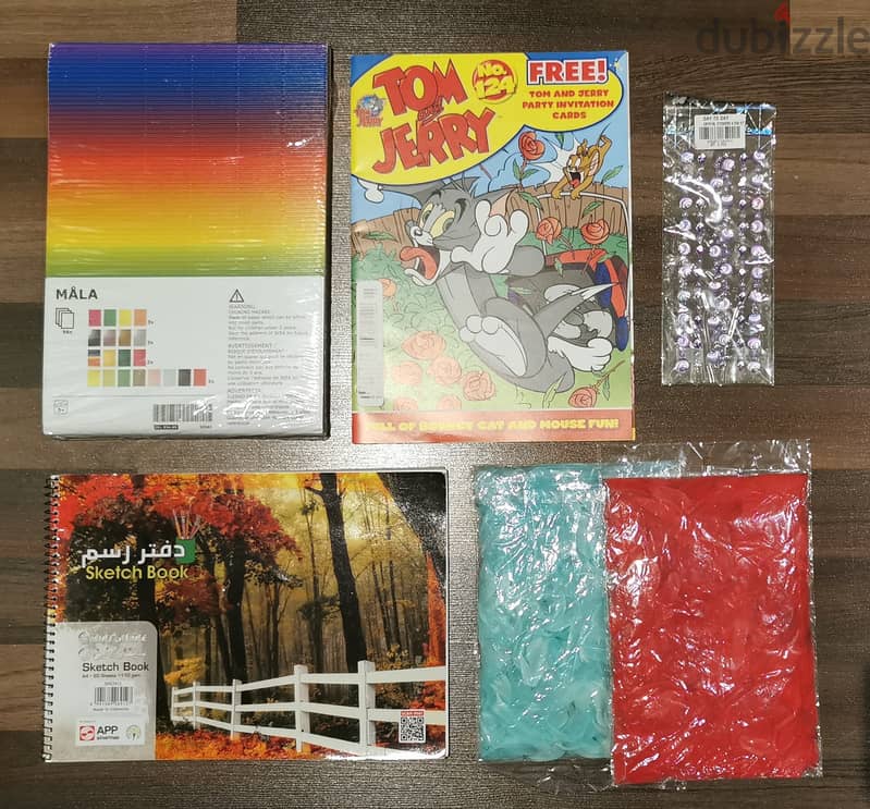Bags, stuffed animals, craft supplies 1