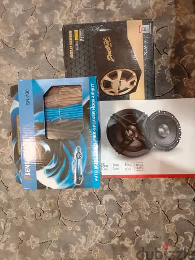 Special offer subwoofer, speakers and cables
