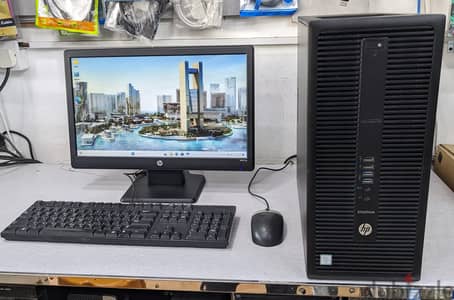 HP Core i5 6th Gen 3.2 GHz Processor Speed PC With 19" LED Monitor