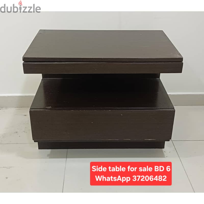 King size bed with mattress and other items for sale with Delivery 11