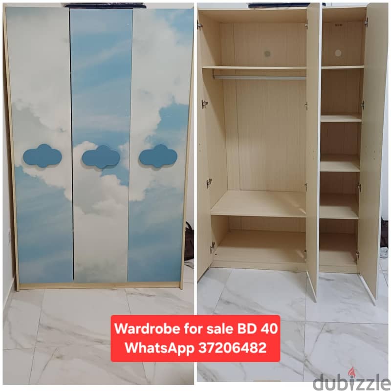 King size bed with mattress and other items for sale with Delivery 16