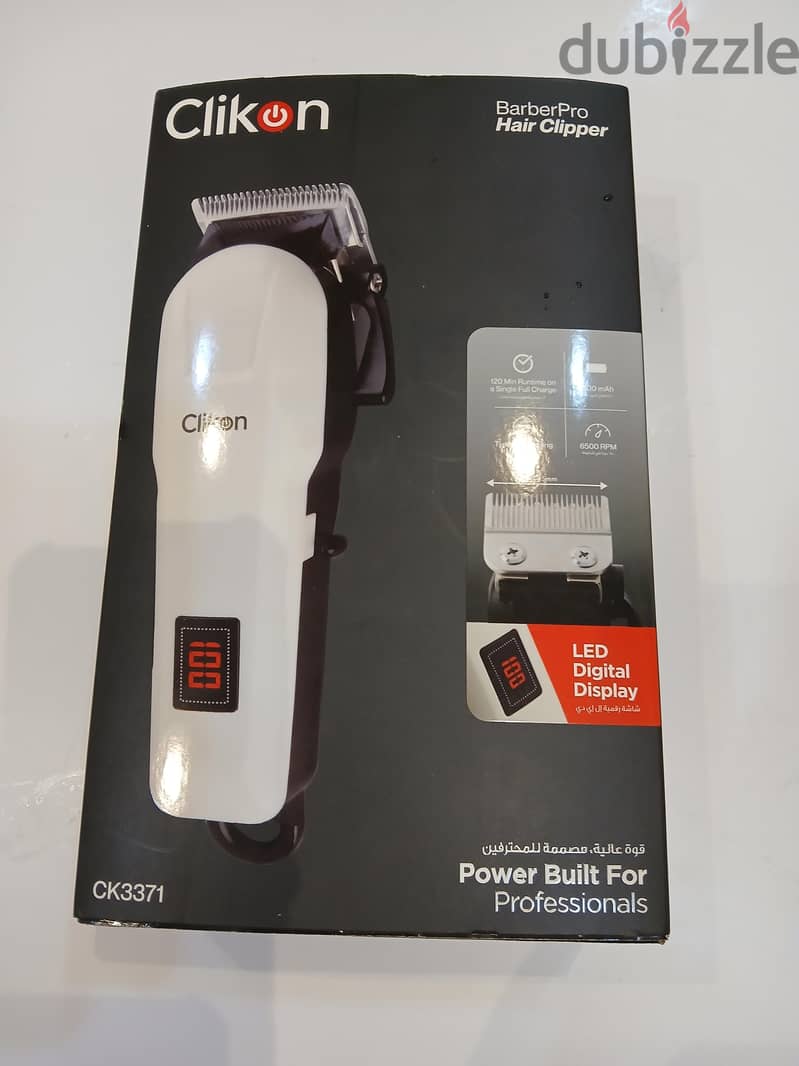 Clikon BarberPro Hair Clipper ​Model: CK3371 3