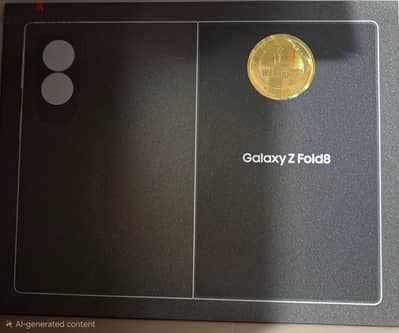 Samsung fold 8 new condition