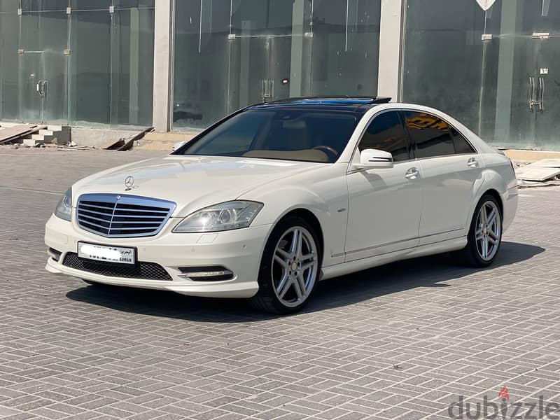 Mercedes-Benz S350L 2012 White 1