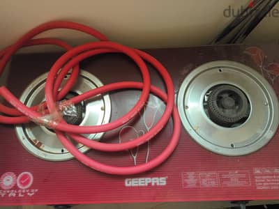 Geepas 2-Burner Tabletop Gas Cooker