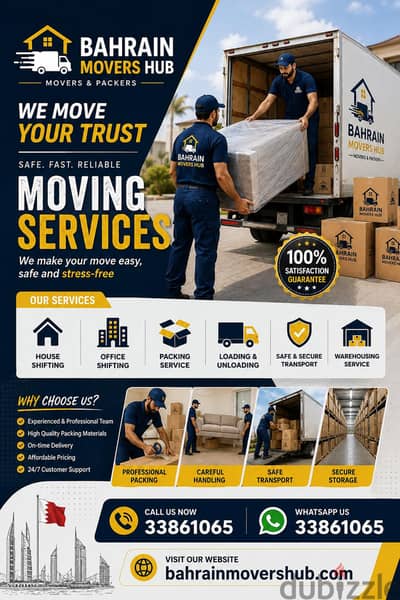 Professional Movers and Packers sanad Bahrain