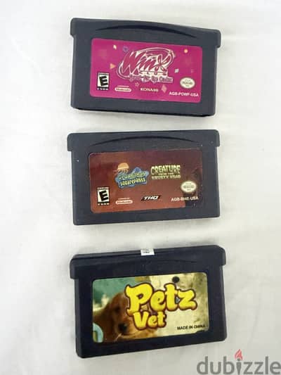 Gameboy Nintendo sp cartridge
