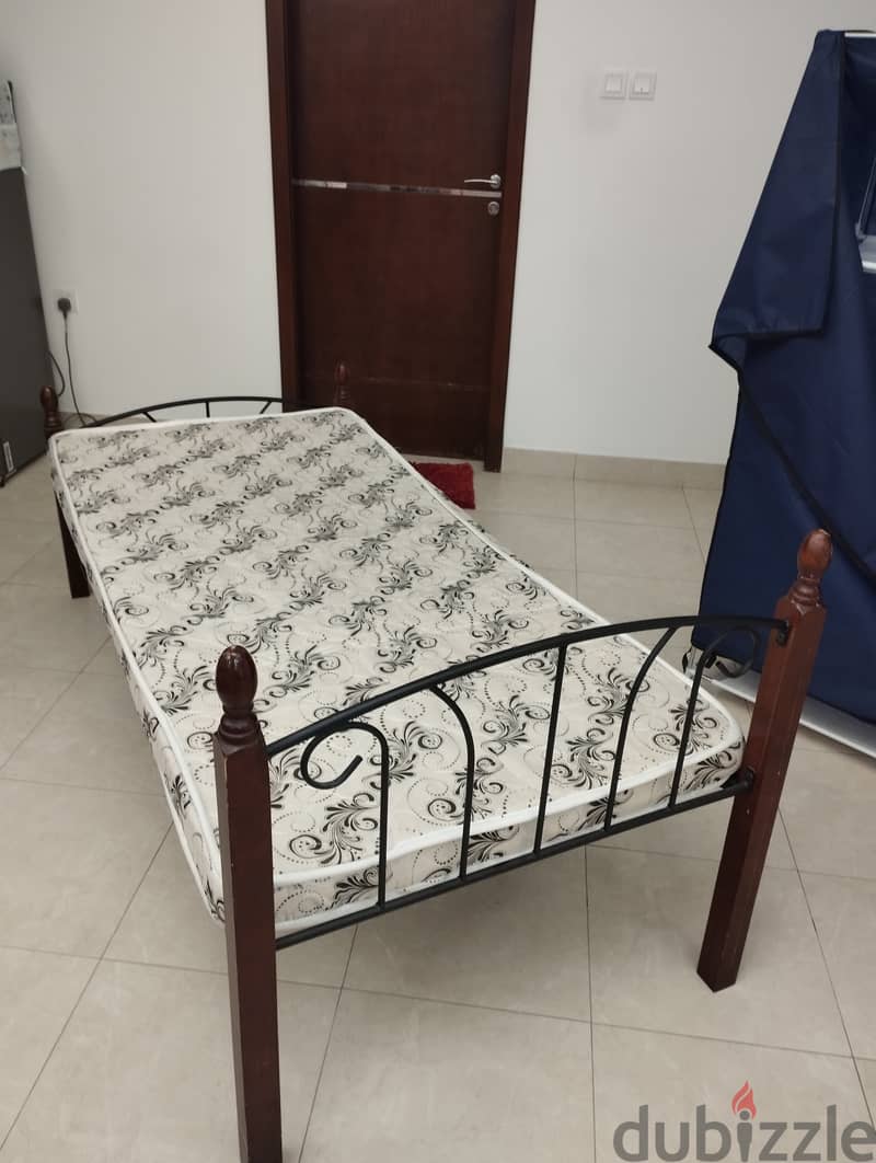 Single bed with mattress . . . Elegant. . . 1